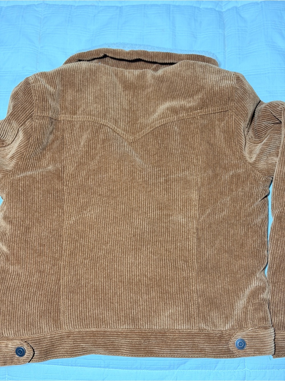 Ashley By 26 International Brown Corduroy Teddy Jacket with Cream Sherpa - Picture 2 of 3